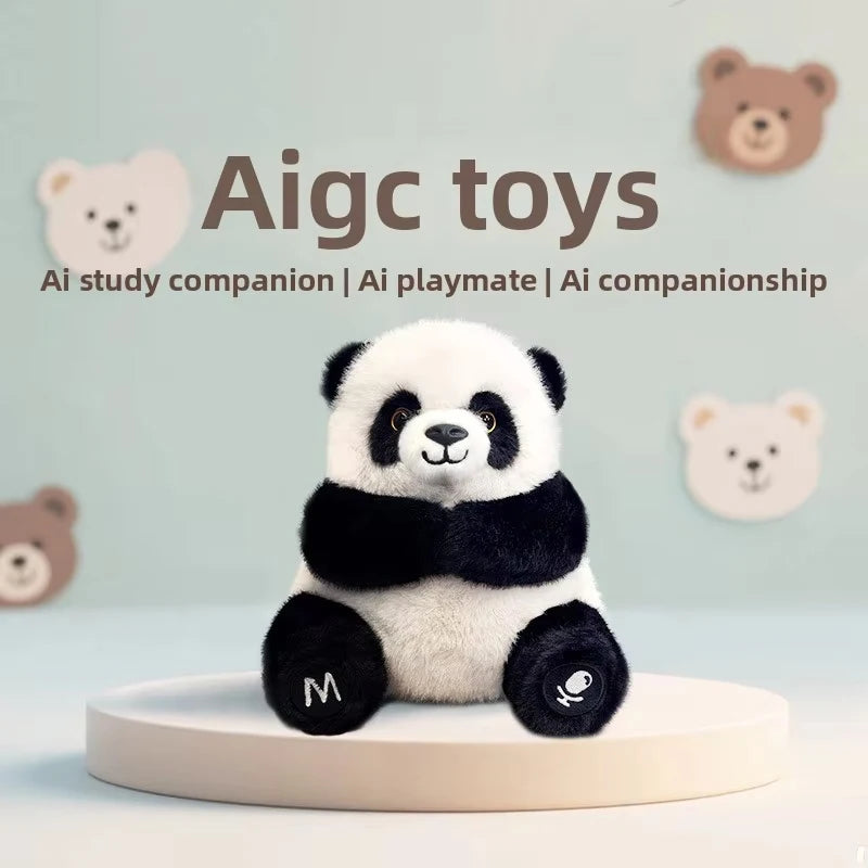 Interactive AI Panda Plush Toy 25cm Talking Companion for Kids - Product View 1