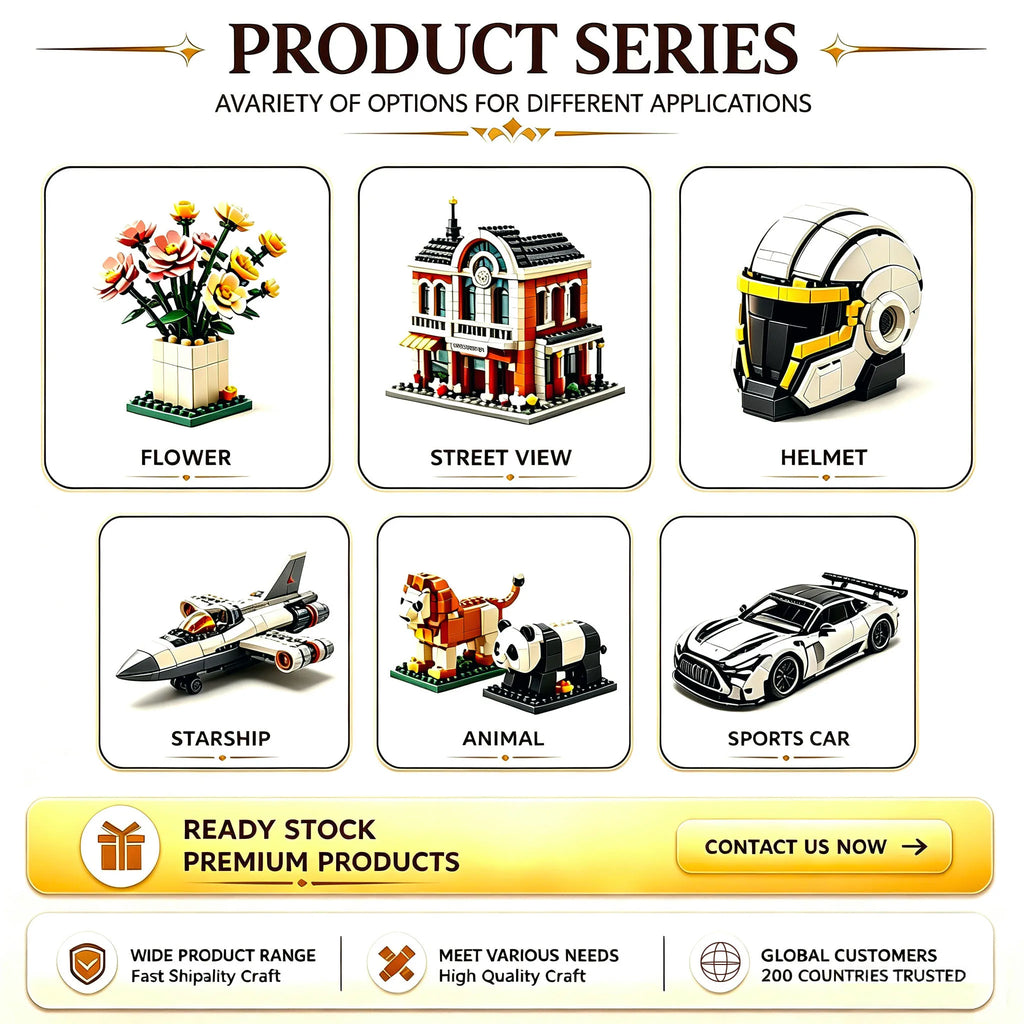 21357 613-Piece Lamp Model Building Set, Fantasy Display Kit - Product View 3