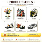 21357 613-Piece Lamp Model Building Set, Fantasy Display Kit - Product View 3