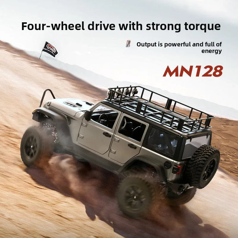 1:12 Scale 4WD RC Rock Crawler with Metal Chassis, Remote Control Truck - Product View 4