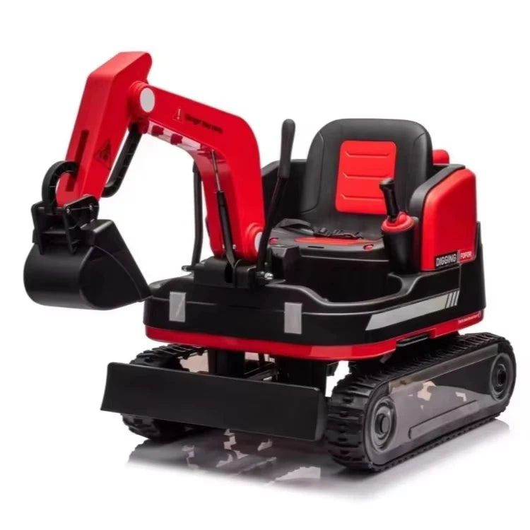 12V Ride-On Excavator Car for Kids, Remote Control Digging Toy - Product View 5
