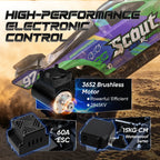 JIUSI SC10 1:10 4WD RC Monster Truck, Off-Road Remote Control Car - Product View 4