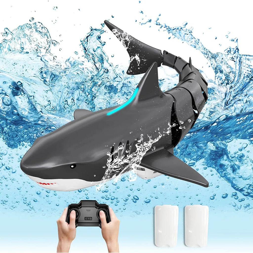 2.4GHz Remote Control Shark Boat Toy for Summer Water Play - Product View 1
