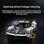 MOC 1:8 Supercar Building Block Set, ABS Brick Model for Adults - Product View 4