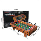 Wooden Tabletop Foosball Game for Kids, Teens and Parents - Product View 3