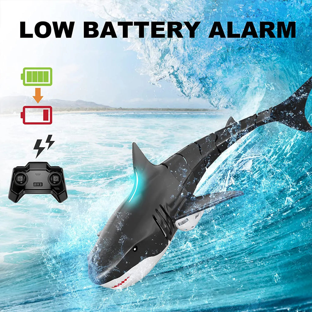 2.4GHz Remote Control Shark Boat Toy for Summer Water Play - Product View 4