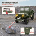 1:10 RC Military Truck 1941 Willys Off-Road Rock Crawler C8815 - Product View 4