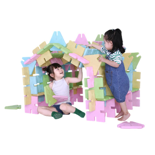 60-Piece Big Building Blocks Set for Preschool Playrooms - Product View 1