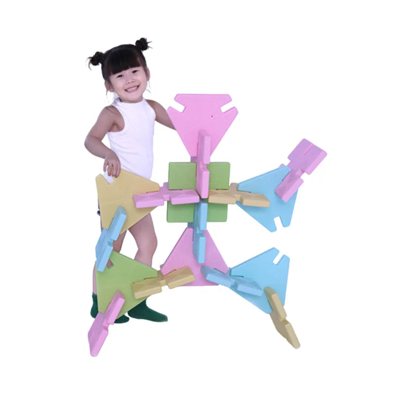 60-Piece Big Building Blocks Set for Preschool Playrooms - Product View 4