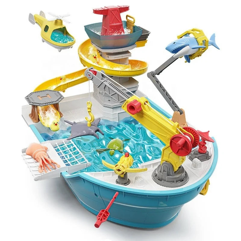 Kids Fishing Game Toy, Family Water Play Pretend Play Set - Product View 1