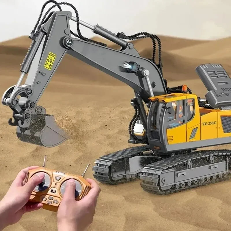 11-Channel Metal RC Construction Vehicles, 2.4G Remote Control Toy - Product View 5
