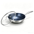 AVINOTI  Titanium Wok Pan with Lid – Lightweight Nonstick Stir Fry Pan