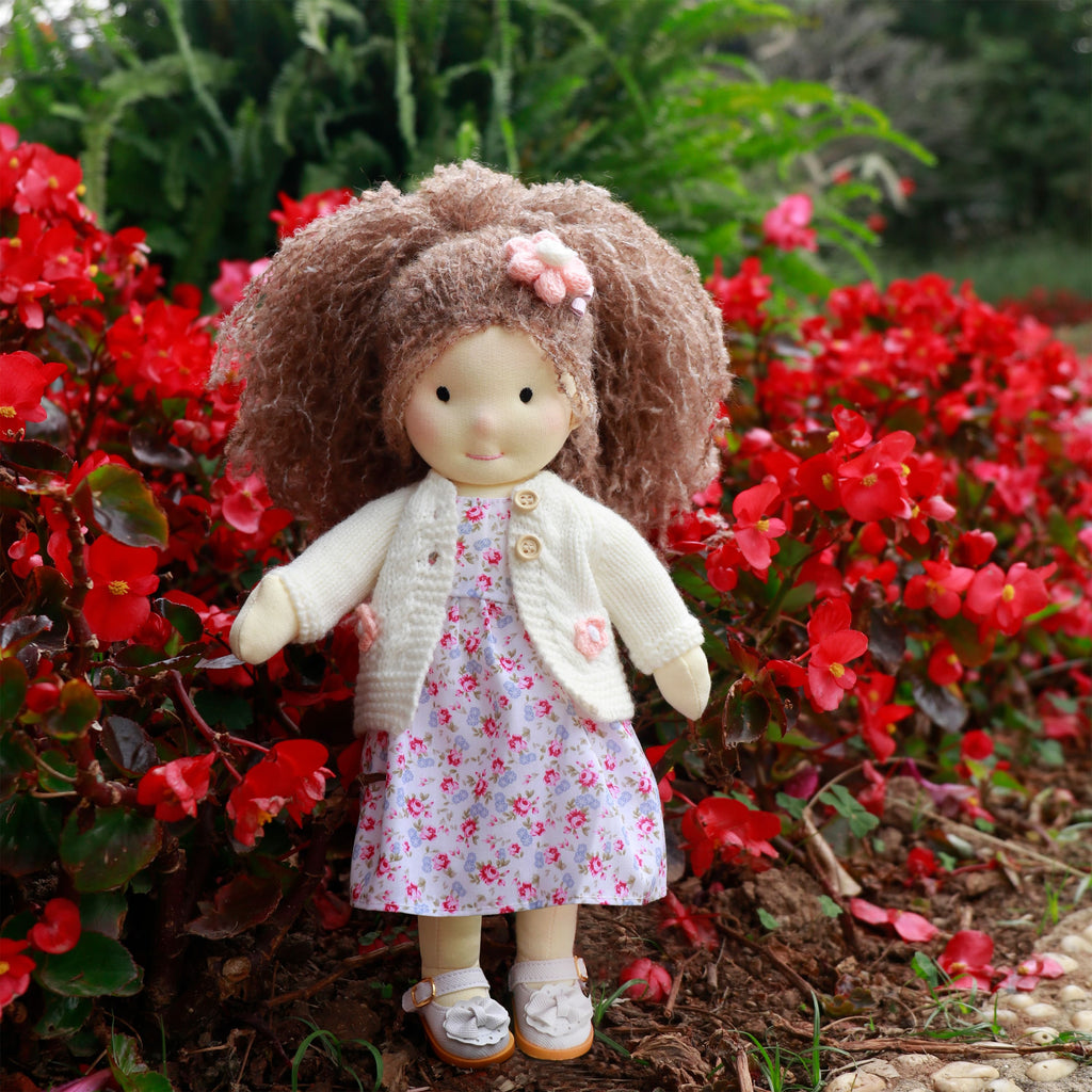 AVINO Handmade Waldorf Doll - Amber