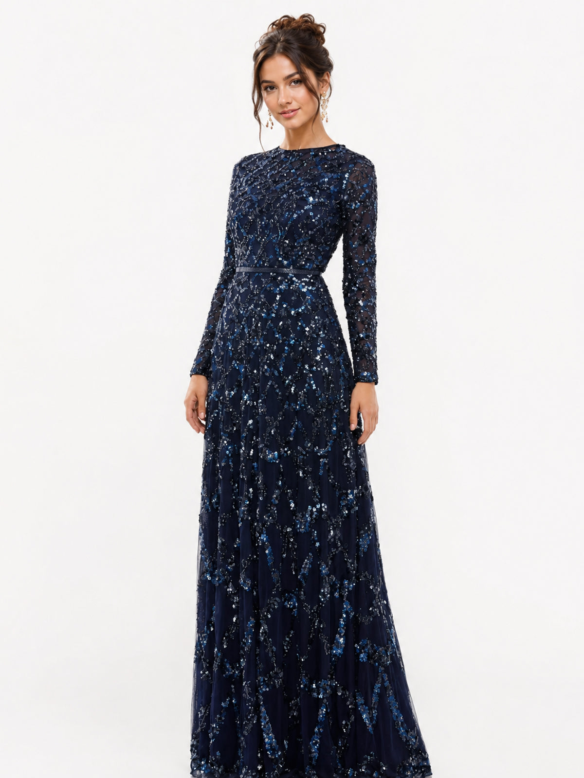 Long Mother of the Bride Dress