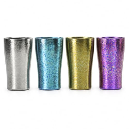 Premium Titanium Beer Cups – Double-Layer Insulated 300ml Lightweight Tumblers
