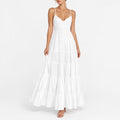 AVINO Solenne Open-Back Tiered Maxi Dress - image 01