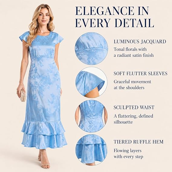 AVINO Azure Garden Floral Maxi Dress - image 02