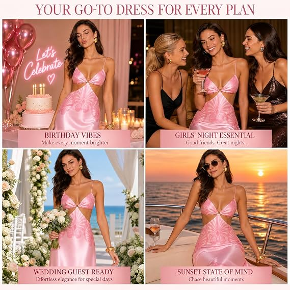 AVINO Fuchsia Muse Maxi Dress - image 05