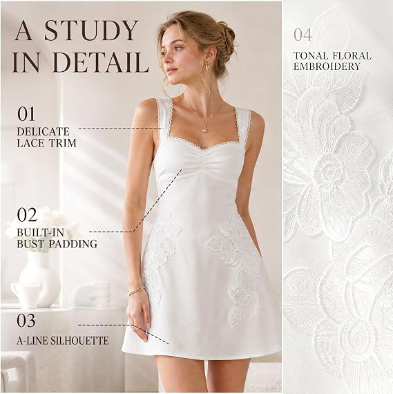 AVINO Pearl Satin Muse Mini Dress - image 02