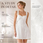 AVINO Pearl Satin Muse Mini Dress - image 02