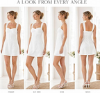 AVINO Pearl Satin Muse Mini Dress - image 06
