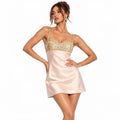 AVINO Champagne Gleam Embellished Mini Dress - image 01