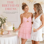 AVINO Rosette Tiered Lace Mini Dress - image 07