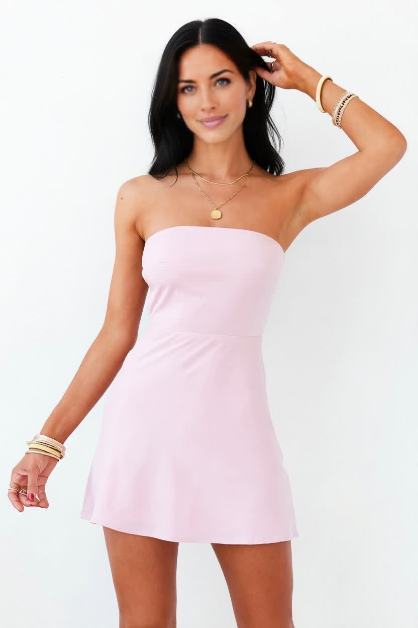 A Lot Of Good Things Mini Dress Pink