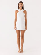 Be My Baby Mini Dress - White